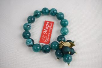 Alternative view of Bracciale Laura verde