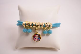 Alternative view of Bracciale Alice turchese