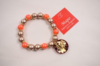 Alternative view of Bracciale Imma arancione