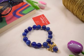 Alternative view of Bracciale Elsa blu