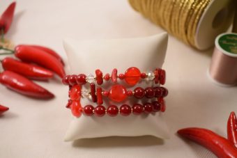 Bracciale Luna rosso