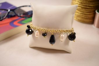 Bracciale Mariangela bianco-nero