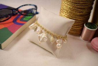 Alternative view of Bracciale Mariangela bianco