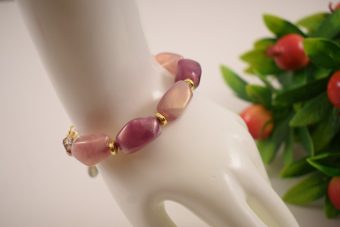Bracciale Francesca rosa viola