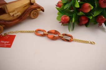 Alternative view of Bracciale Filly arancione