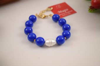 Alternative view of Bracciale Cristina royal blu