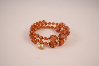 Alternative view of Bracciale Eva ambra
