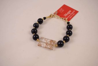 Alternative view of Bracciale Barbara nero
