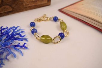 Bracciale Bice blu-verde