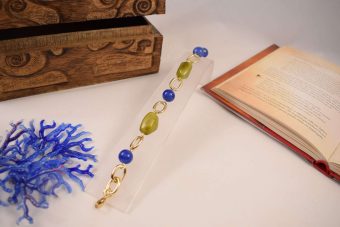 Alternative view of Bracciale Bice blu-verde