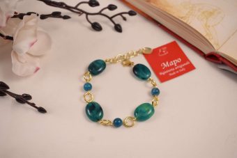 Bracciale Francesca verde ottanio