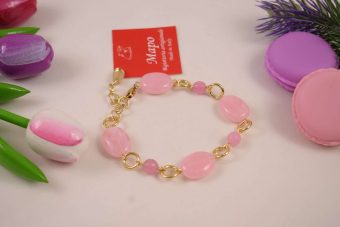Alternative view of Bracciale Francesca rosa