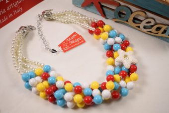 Collana Stella multicolore