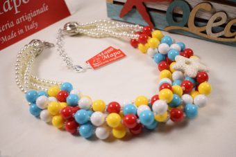 Alternative view of Collana Stella multicolore