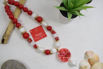 Collana Nicol rossa corta