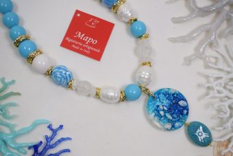 Alternative view of Collana Nicol turchese corta