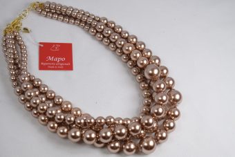 Alternative view of Collana Serena dorata-bronzo