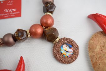 Alternative view of Collana Olga bordeaux