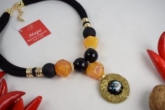 Collana Olga nera
