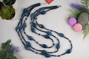 Collana Marisa blu avion lunga