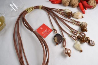 Collana Sarah cognac