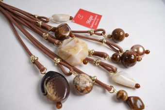 Alternative view of Collana Sarah cognac