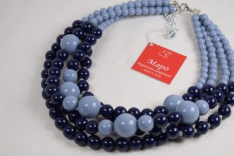 Alternative view of Collana Elsa Blu