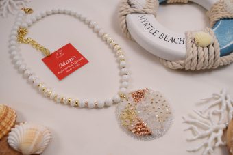 Collana Doris bianca