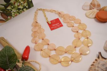 Alternative view of Collana Rossana beige