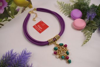 Collana Diletta viola