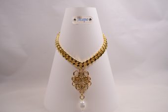 Alternative view of Collana Elettra con ciondolo