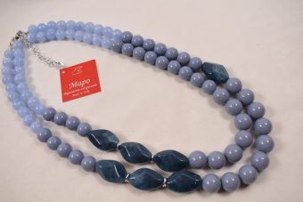 Alternative view of Collana Angela carta da zucchero-avio