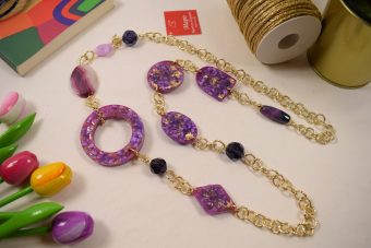 Collana Nicol viola