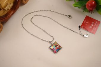 Alternative view of Collana Fantasy lunga colorata