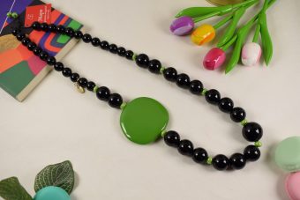 Alternative view of Collana Lina verde