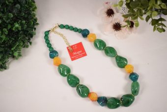 Collana Lola verde-giallo