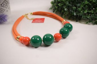 Collana Betty arancione