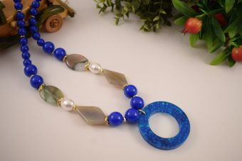 Collana Cristina royal blu