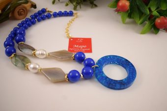 Alternative view of Collana Cristina royal blu
