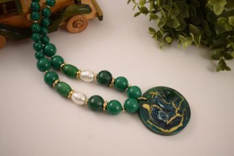 Collana Cristina verde