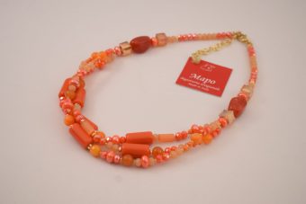 Alternative view of Collana Luna arancione