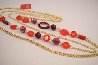 Alternative view of Collana Donatella rossa