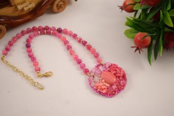 Collana Doris fucsia