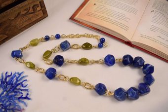 Collana Bice blu-verde