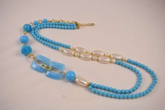 Alternative view of Collana Gea turchese