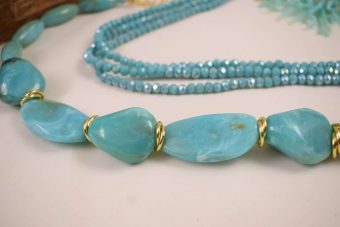 Alternative view of Collana Jessica turchese