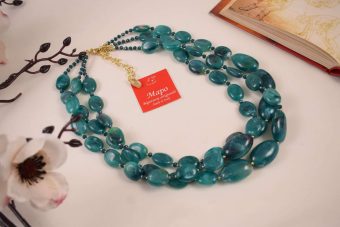 Collana Francesca verde ottanio