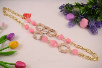 Alternative view of Collana Arisa rosa