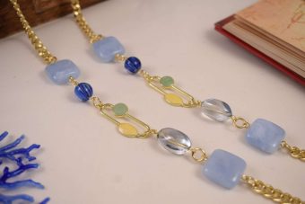 Alternative view of Collana Mael azzurra
