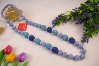 Alternative view of Collana Sandra azzurro polvere